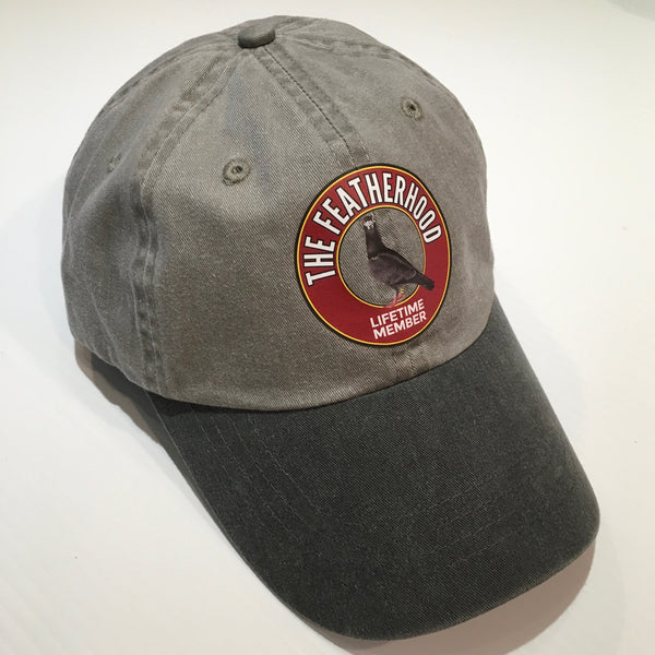 FEATHERHOOD 2-TONE Pigment Dyed Unstructured HAT in 3 colorways - racing pigeon care keeping films 